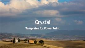  Presentation with tuscany - PPT layouts enhanced with tuscany landmark - chapel of madonna background and a ocean colored foreground