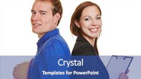  Presentation with worker - Beautiful PPT layouts featuring tuta - team of worker and business backdrop and a ocean colored foreground