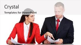  Presentation with anchors - PPT layouts having tv anchors training for telling background and a  colored foreground