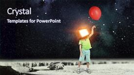  Presentation with children - Presentation design featuring tv characters - tv addicted children mixed media background and a  colored foreground