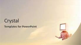  Presentation with children - Audience pleasing presentation consisting of tv characters - tv addicted children mixed media backdrop and a  colored foreground