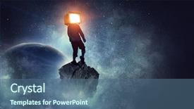  Presentation with children - Slide deck consisting of tv characters - tv addicted children mixed media background and a ocean colored foreground