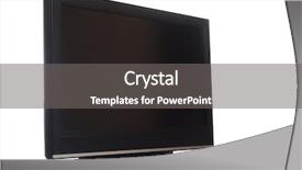  Presentation with lgbt diversity rainbow flag isolated - Colorful PPT layouts enhanced with tv isolated on white background backdrop and a gray colored foreground