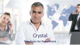  Presentation with communication - Amazing presentation having tv news globe - businessman senior expertise teamwork world backdrop and a sky blue colored foreground