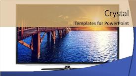  Presentation with history earth globe isolated white - Theme consisting of tv screens - 4k monitor isolated on white background and a yellow colored foreground