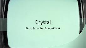  Presentation with vintage tv - Beautiful slide deck featuring tv screens - vintage tv screen use backdrop and a cool aqua colored foreground