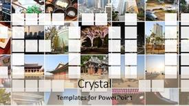  Presentation with monuments - Amazing PPT layouts having tv tower skyscrapers national food backdrop and a coral colored foreground