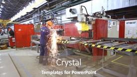  Presentation with welding - Presentation design enhanced with tver-jun-05-the-process background and a coral colored foreground