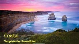  Presentation with number twelve - Audience pleasing slide deck consisting of twelve apostles great ocean road backdrop and a tawny brown colored foreground