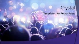  Presentation with fireworks - Theme enhanced with social occasion - new year concept - fireworks background and a light blue colored foreground