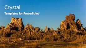  Presentation with world bank - Presentation design enhanced with twilight evening mono lake is a natural wonder of the world the columns - remains of tufa on the bank of the mono lake california usa the concept of ecological exotic and photo tourism background and a teal colored foreground