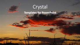  Presentation with outback australia - Cool new theme with twilight-sunset-at-the-swamp backdrop and a dark gray colored foreground