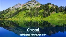  Presentation with area - Amazing presentation theme having twin lakes in mt baker backdrop and a  colored foreground