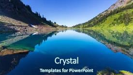  Presentation with area - Slide deck consisting of twin lakes in mt baker background and a  colored foreground