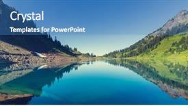  Presentation with area - Cool new theme with twin lakes in mt baker backdrop and a  colored foreground