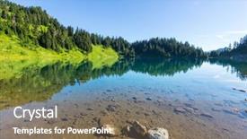  Presentation with area - Theme enhanced with twin lakes in mt baker background and a  colored foreground