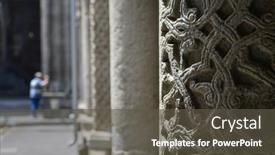  Presentation with turkey - Presentation having twin-minaret-madrasah-in-erzurum background and a dark gray colored foreground
