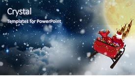  Presentation with twinkling stars - Colorful slide deck enhanced with twinkle - snow falling against stars twinkling backdrop and a navy blue colored foreground