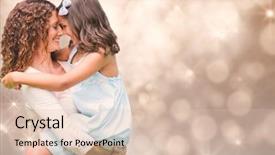  Presentation with twinkling stars - PPT theme consisting of twinkling stars - shimmering light design on grey background and a lemonade colored foreground