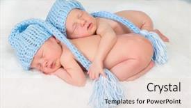  Presentation with old days - PPT theme having twins - adorable twin brothers of 11 background and a lemonade colored foreground