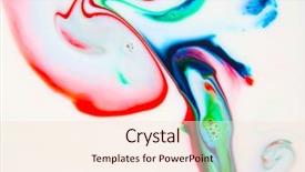  Presentation with abstract culture - Audience pleasing PPT theme consisting of twist in a psychedelic backdrop and a lemonade colored foreground