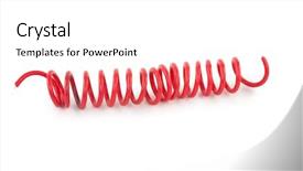  Presentation with electrician - Cool new PPT theme with twisted red wire backdrop and a  colored foreground