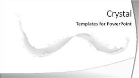  Presentation with milk splash - PPT layouts enhanced with twister - abstract splash of milk isolated background and a white colored foreground
