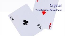  Presentation with aces foster care - Colorful slides enhanced with two aces isolated on white backdrop and a sky blue colored foreground