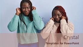  Presentation with blue music - 