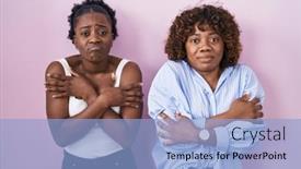  Presentation with women sad - 