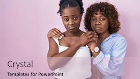  Presentation with women sad - 