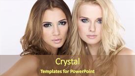  Presentation with friends - Cool new presentation with two attractive girl friends - blond backdrop and a tawny brown colored foreground