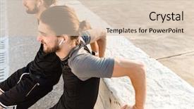  Presentation with two small brothers - PPT layouts consisting of two attractive twin brothers doing background and a lemonade colored foreground