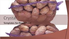  Presentation with background - PPT theme with two-bags-of-potatoes-objects background and a  colored foreground