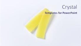  Presentation with bamboo - Presentation design with two bamboo shoot slices background and a sky blue colored foreground