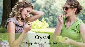  Presentation with underage drinking two teenagers having - Theme enhanced with two beautiful young model having background and a  colored foreground