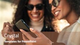  Presentation with walking together - Theme featuring two-beautiful-young-stylish-african background and a red colored foreground