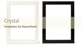  Presentation with vertical - Colorful slide deck enhanced with two-black-and-white-wooden backdrop and a cream colored foreground