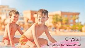  Presentation with mattress - Theme enhanced with two-boys-or-brothers background and a  colored foreground