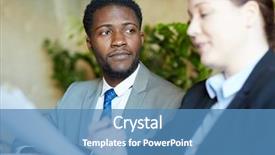  Presentation with african american meeting - Amazing presentation having two business people during work meeting in modern office handsome african-american businessman looking at his colleague while discussing documents backdrop and a teal colored foreground