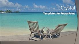  Presentation with beds - Presentation theme with swarm - honey bees swarming on their background and a coral colored foreground