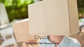  Presentation with hide - Beautiful slide deck featuring two-children-hide-their-faces backdrop and a soft green colored foreground