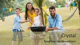  Presentation with charcoal - Slide deck having two children wearing summer background and a mint green colored foreground