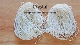  Presentation with gluten free - PPT theme consisting of two coils of raw homemade background and a coral colored foreground