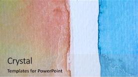  Presentation with stripe - Amazing PPT layouts having two color - watercolor stripe 2 backdrop and a mint green colored foreground