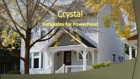  Presentation with michelle obama white house - Slide set with white house in fall background and a violet colored foreground