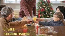  Presentation with flutes - Slide deck having two-couples-and-cute-girls background and a tawny brown colored foreground