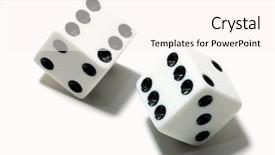  Presentation with history earth globe isolated white - Presentation theme consisting of two dice isolated background and a pink colored foreground