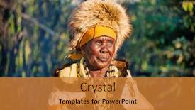  Presentation with hide - Slides having two-elder-woman-from-southern background and a gold colored foreground