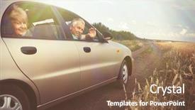  Presentation with elderly people arts and crafts - Cool new slides with entertainment media video play icon backdrop and a soft green colored foreground